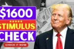 $1,600 Stimulus Checks in 2025